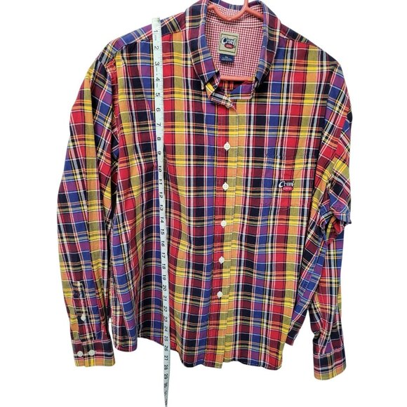 Cruel Girl Shirt Women XL Western Cowgirl Rodeo Button Down Red Plaid - Picture 6 of 15